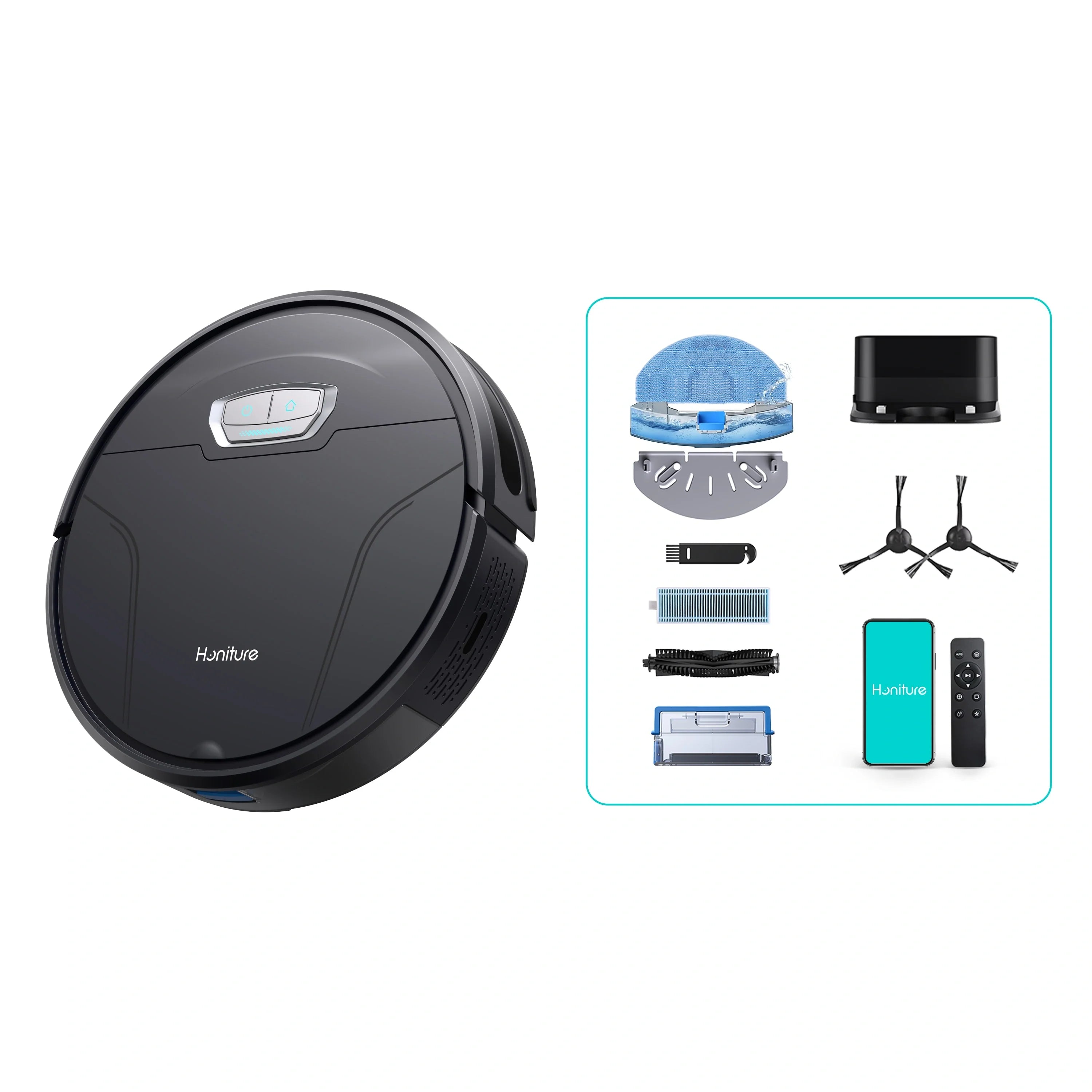 Honiture G20 Pro Robot Vacuum | 4500Pa Suction, 3-in-1, 180-Min Runtime