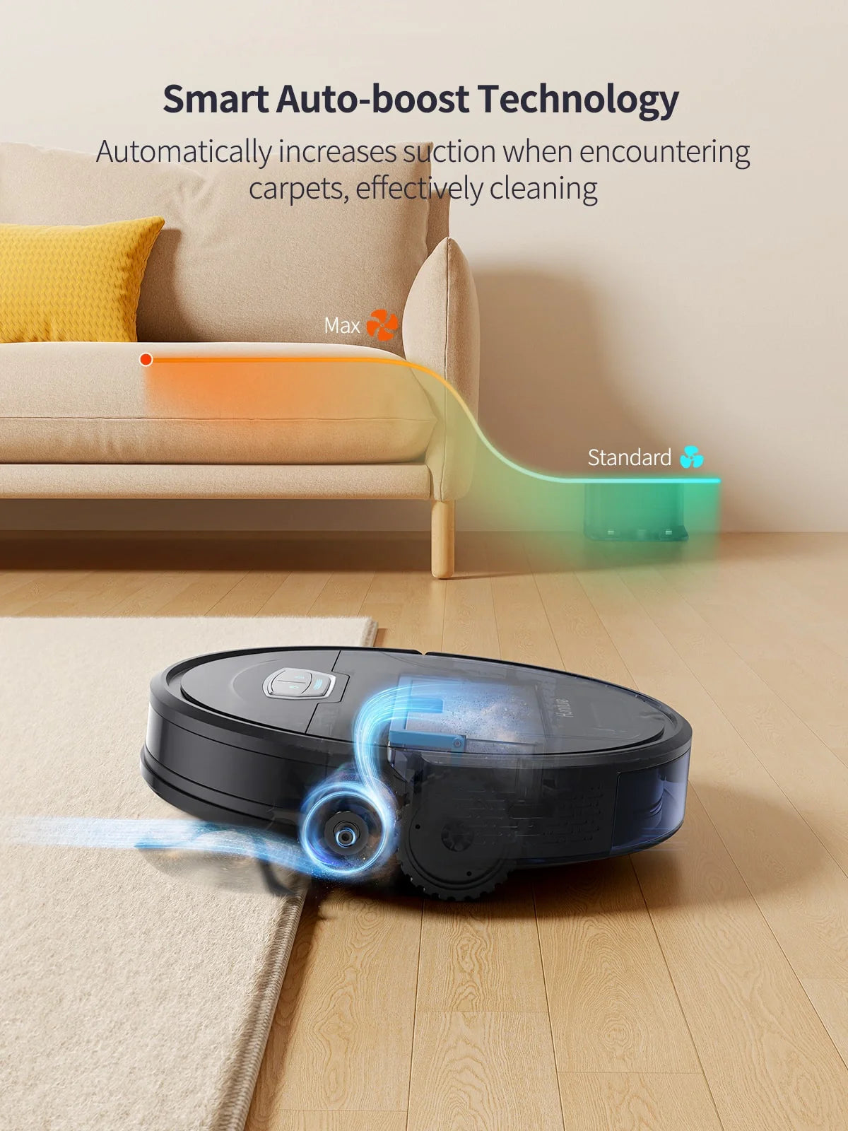Honiture G20 Pro Robot Vacuum | 4500Pa Suction, 3-in-1, 180-Min Runtime