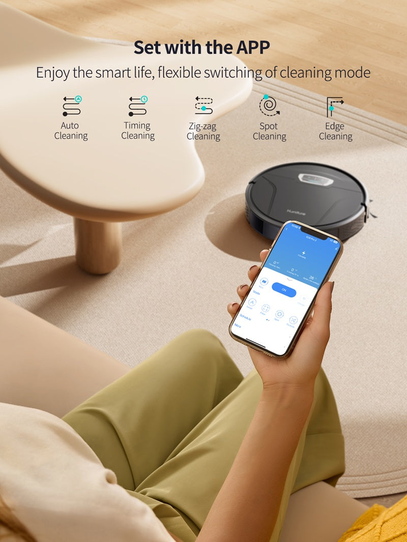 Honiture G20 Pro Robot Vacuum | 4500Pa Suction, 3-in-1, 180-Min Runtime